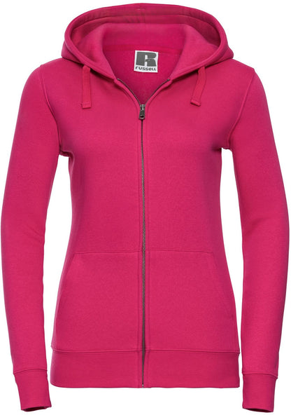 R266F - Russell Athletic Authentic Combed 280 Regular Fit Zip Hood Ladies