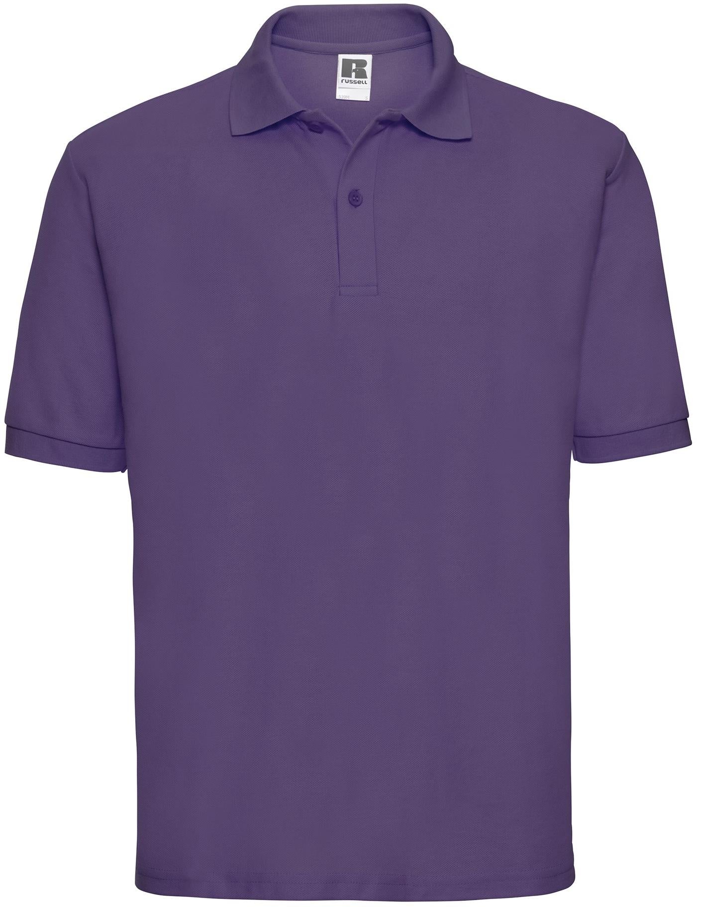 R539M - Russell Athletic Classic Ringspun 215 Regular Fit Polo Adult
