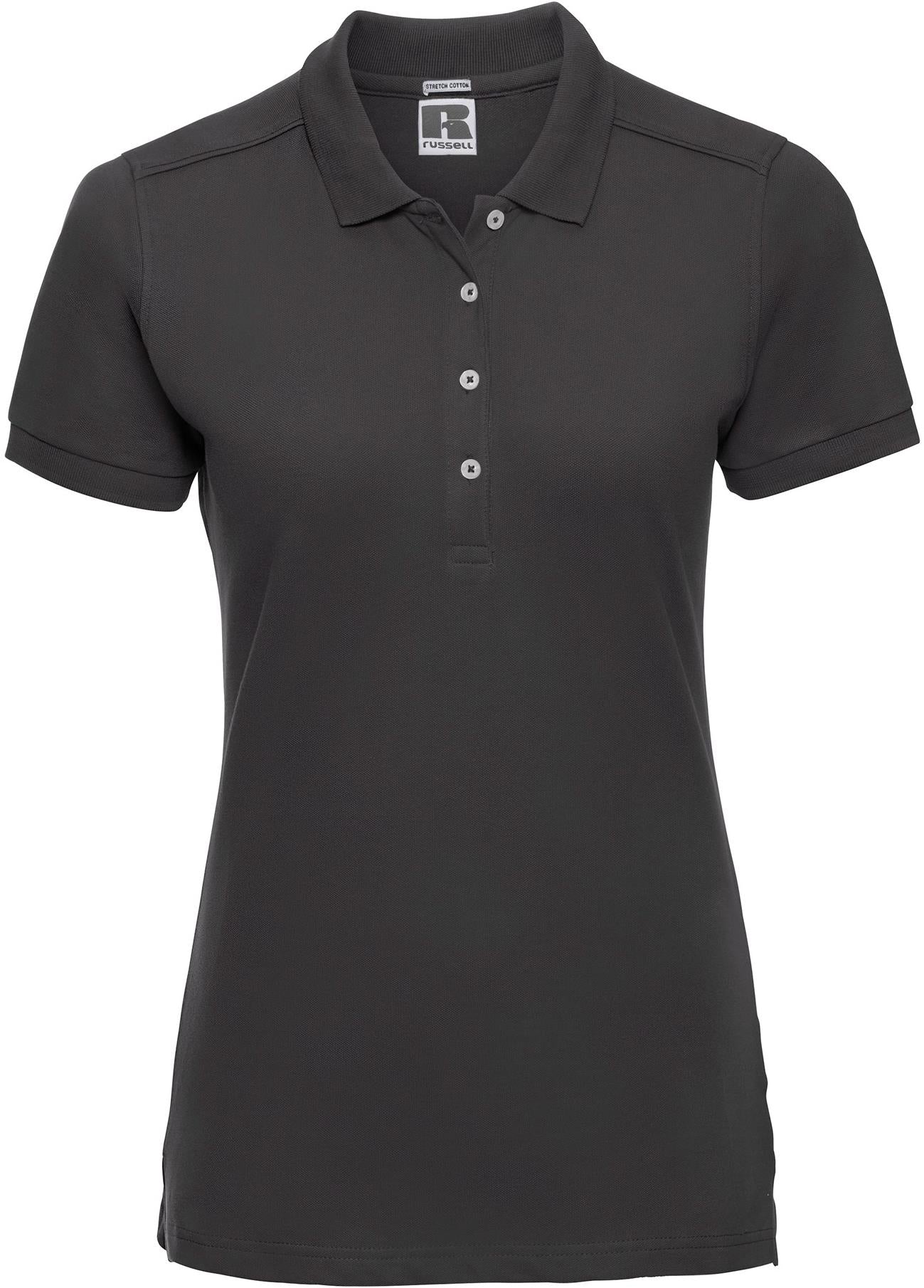 R566F - Russell Athletic Stretch Combed 210 Fitted Polo Ladies