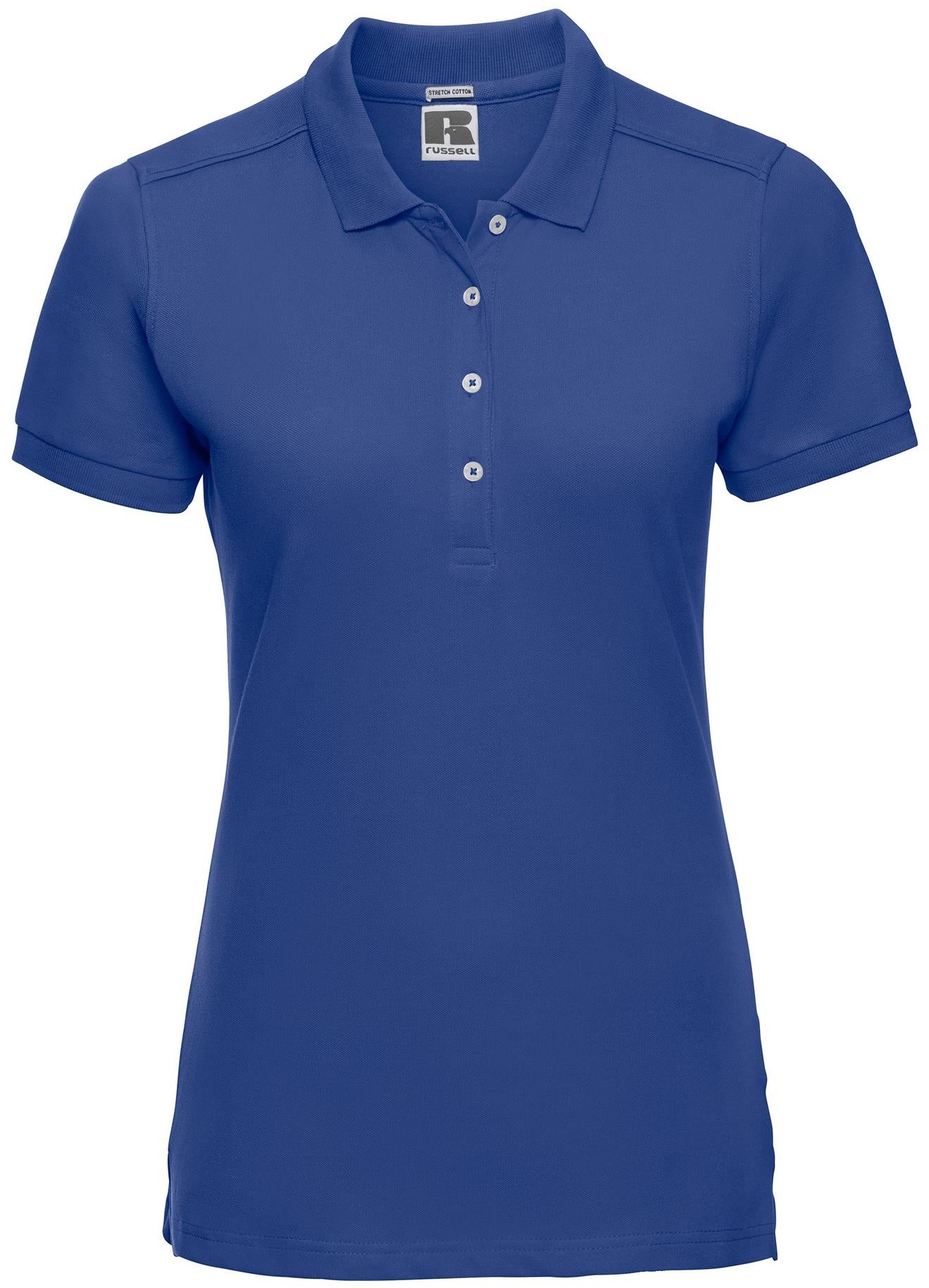 R566F - Russell Athletic Stretch Combed 210 Fitted Polo Ladies