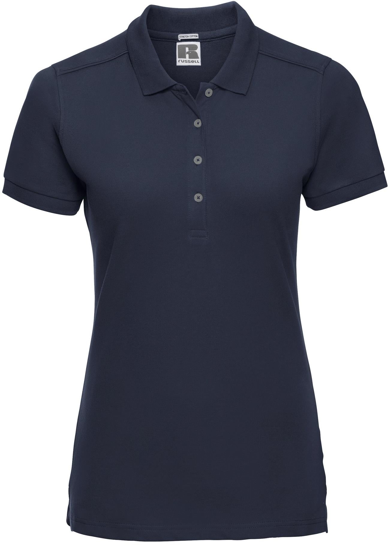R566F - Russell Athletic Stretch Combed 210 Fitted Polo Ladies