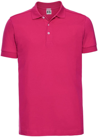 R566M - Russell Athletic Stretch Combed 210 Fitted Polo Adult