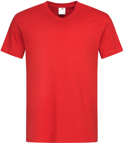 ST2300 - Stedman Classic Ringspun 155 Regular Fit V Neck Tee Adult
