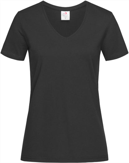 ST2700 - Stedman Classic Ringspun 155 Regular Fit V Neck Tee Ladies