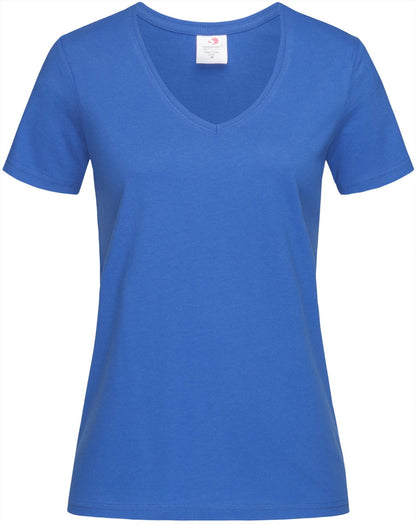 ST2700 - Stedman Classic Ringspun 155 Regular Fit V Neck Tee Ladies