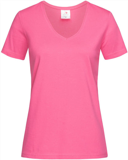 ST2700 - Stedman Classic Ringspun 155 Regular Fit V Neck Tee Ladies
