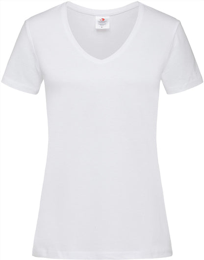 ST2700 - Stedman Classic Ringspun 155 Regular Fit V Neck Tee Ladies