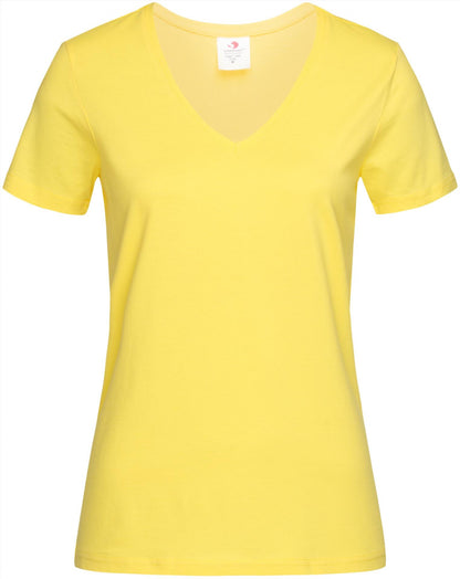 ST2700 - Stedman Classic Ringspun 155 Regular Fit V Neck Tee Ladies