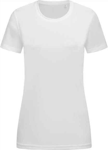 ST8100 - Stedman Sports Polyester 140 Fitted Tee Ladies