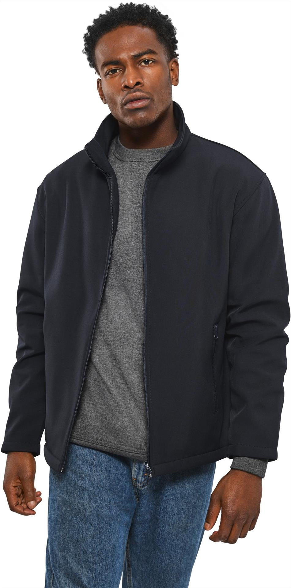AA650 - AA Classic 300 2 Layer Softshell F/Z Adult