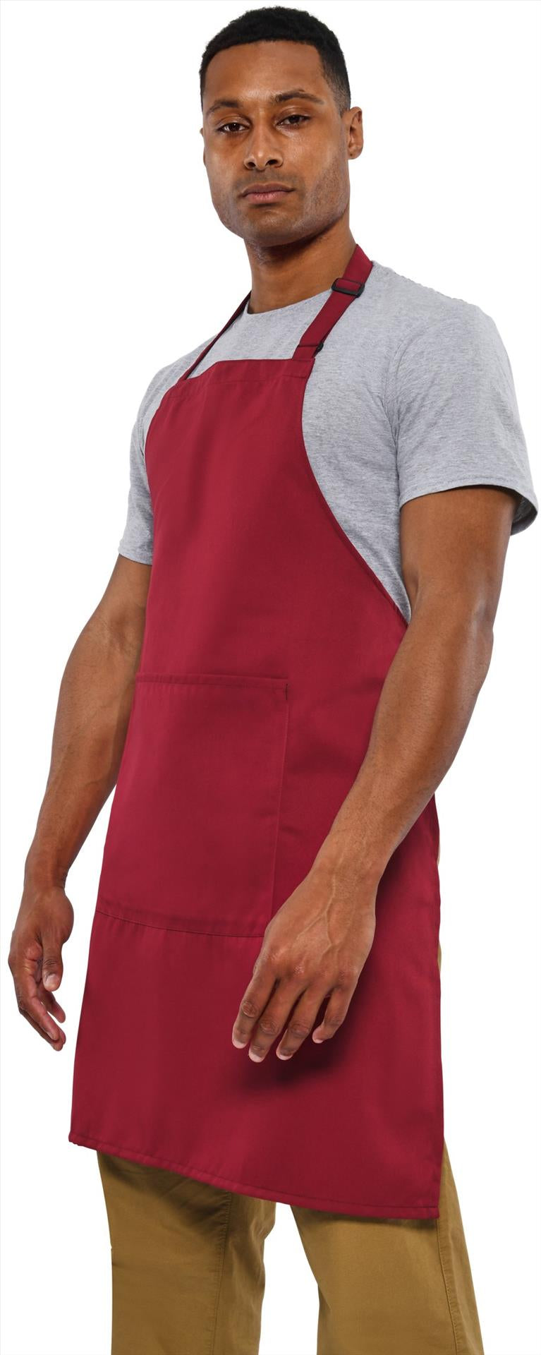 DDP210 - Dennys Recycled Full Length Bib Apron With Pocket