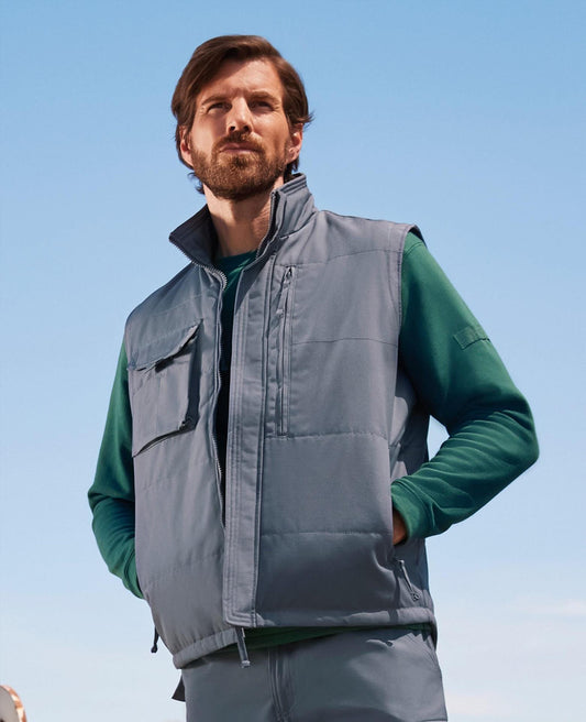R014M - Russell Athletic Heavy Duty Workwear 260 Padded Bodywarmer Adult