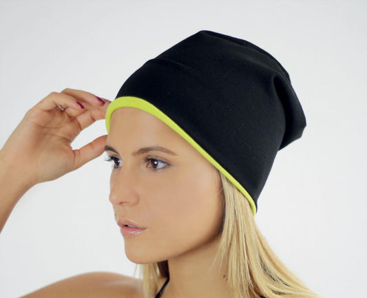 ACEXTR - Atlantis# Extreme Reversible Jersey Slouch Beanie
