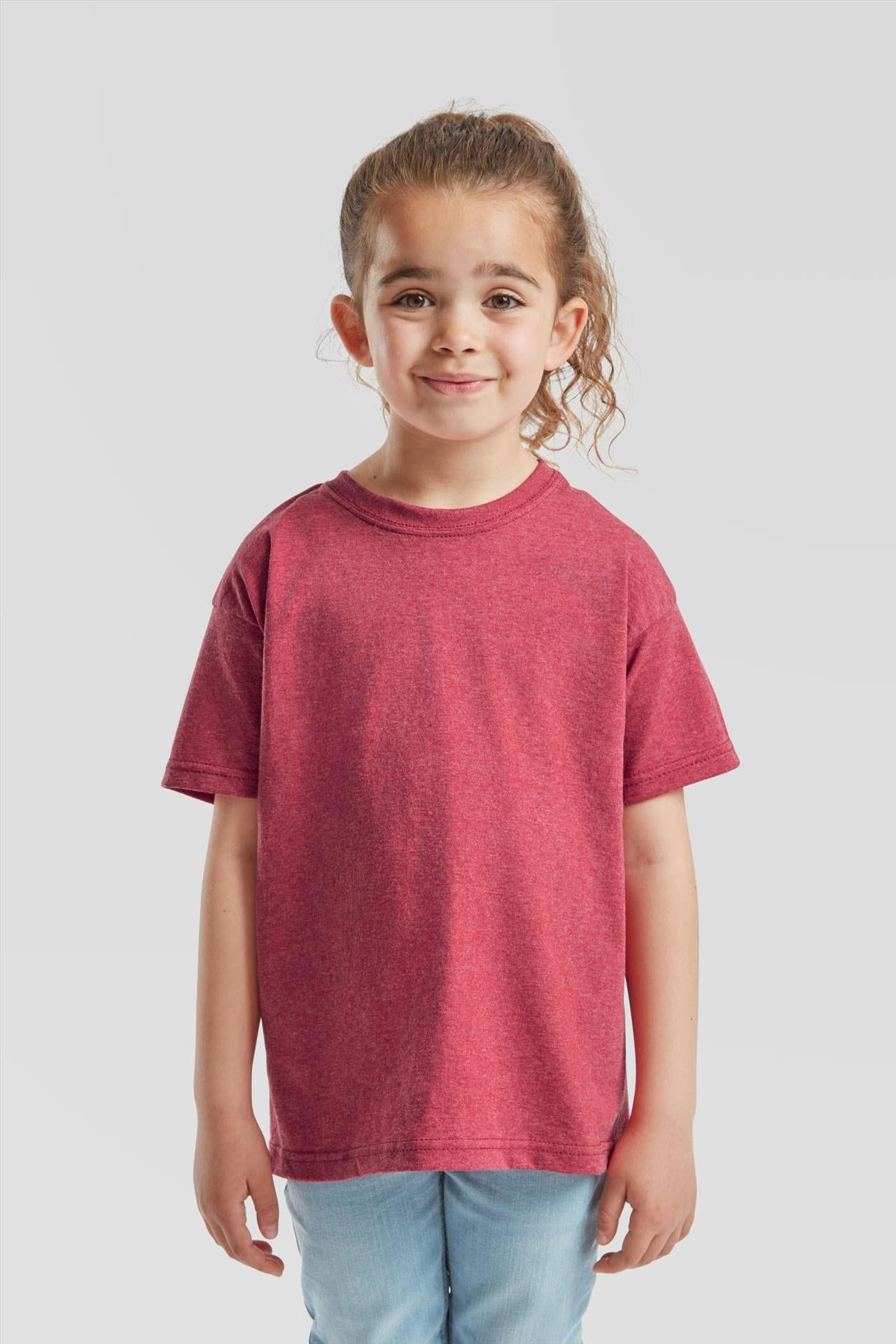 F61033 - FotL Valueweight Open End 165 Regular Fit Tee Kids