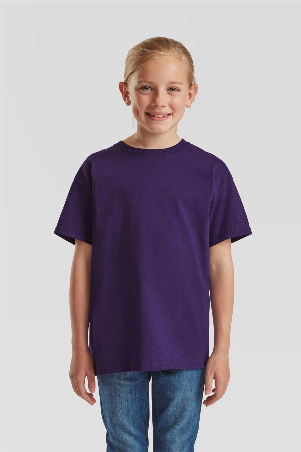 F61033 - FotL Valueweight Open End 165 Regular Fit Tee Kids