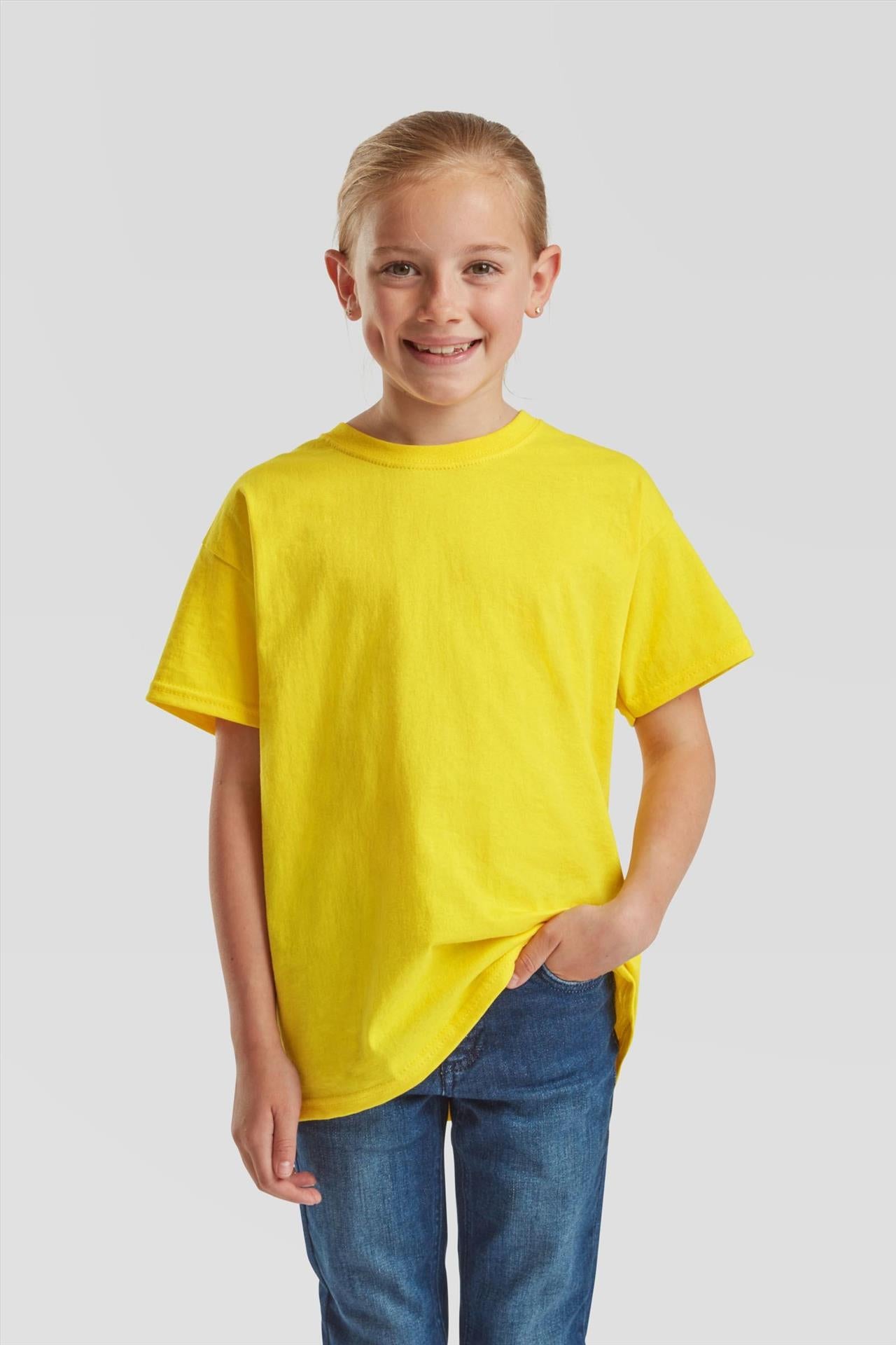 F61033 - FotL Valueweight Open End 165 Regular Fit Tee Kids