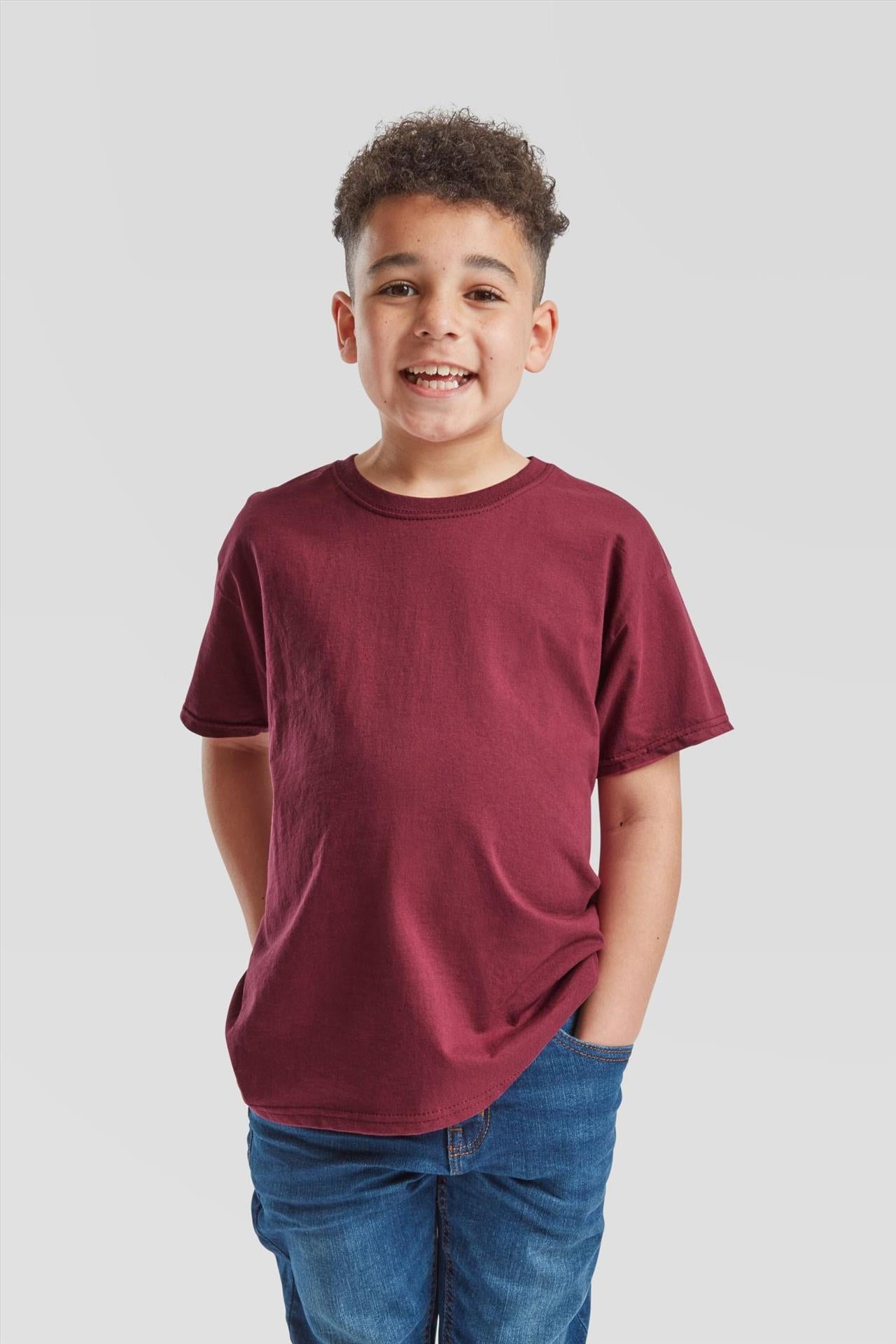 F61033 - FotL Valueweight Open End 165 Regular Fit Tee Kids
