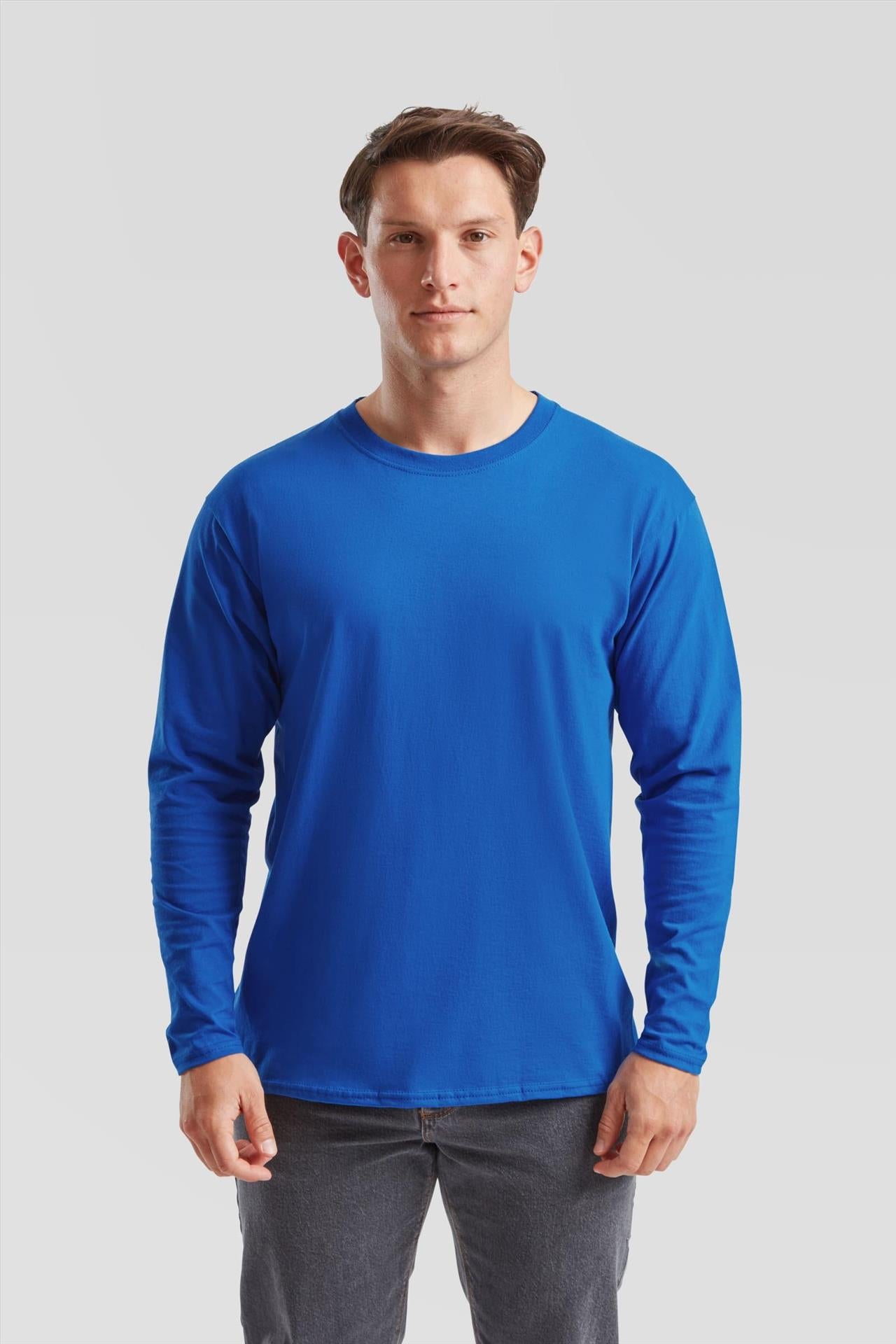 F61038 - FotL Valueweight Open End 165 Regular Fit L/S Tee Adult