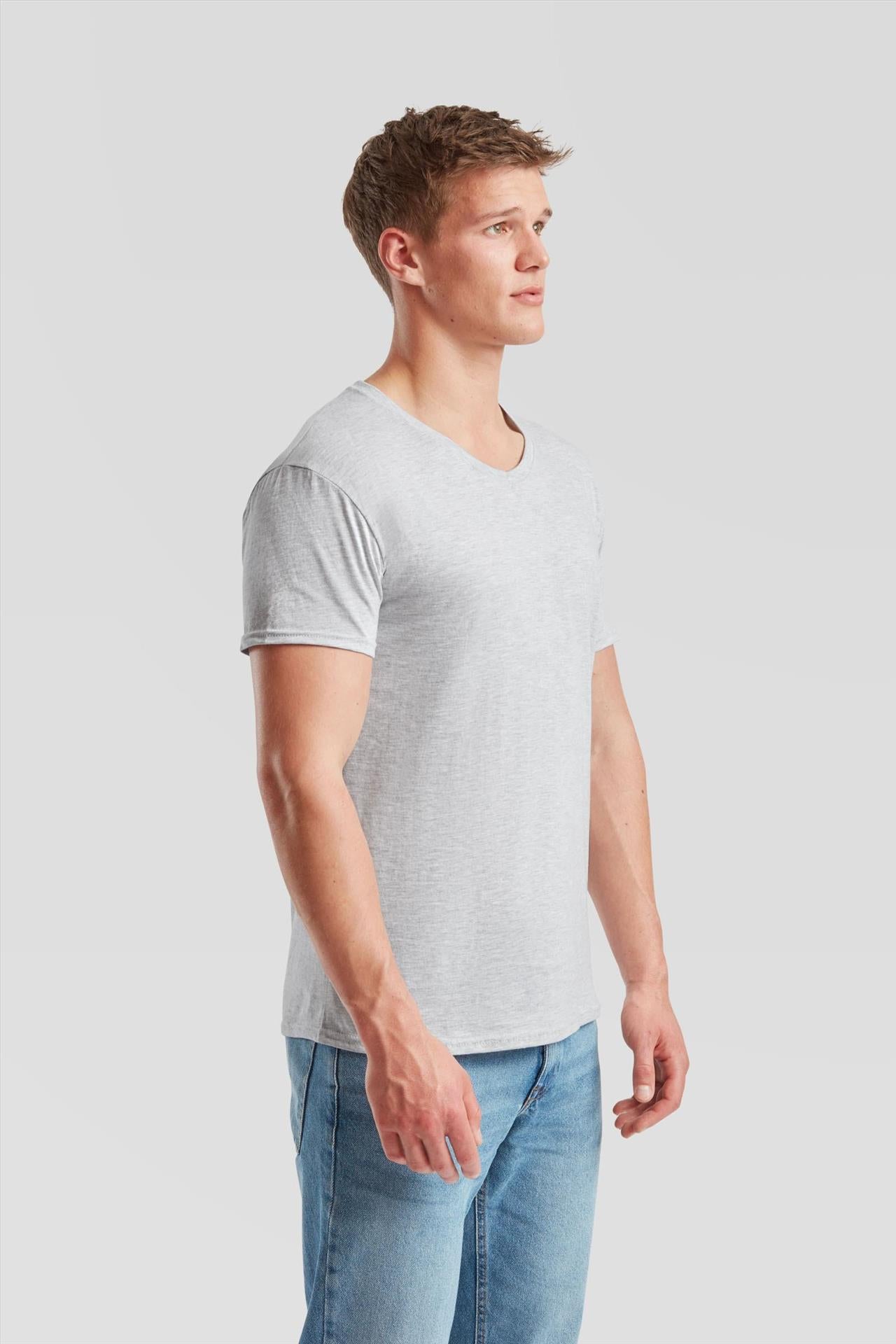 F61442 - FotL Iconic Combed 150 Regular Fit V Neck Tee Adult