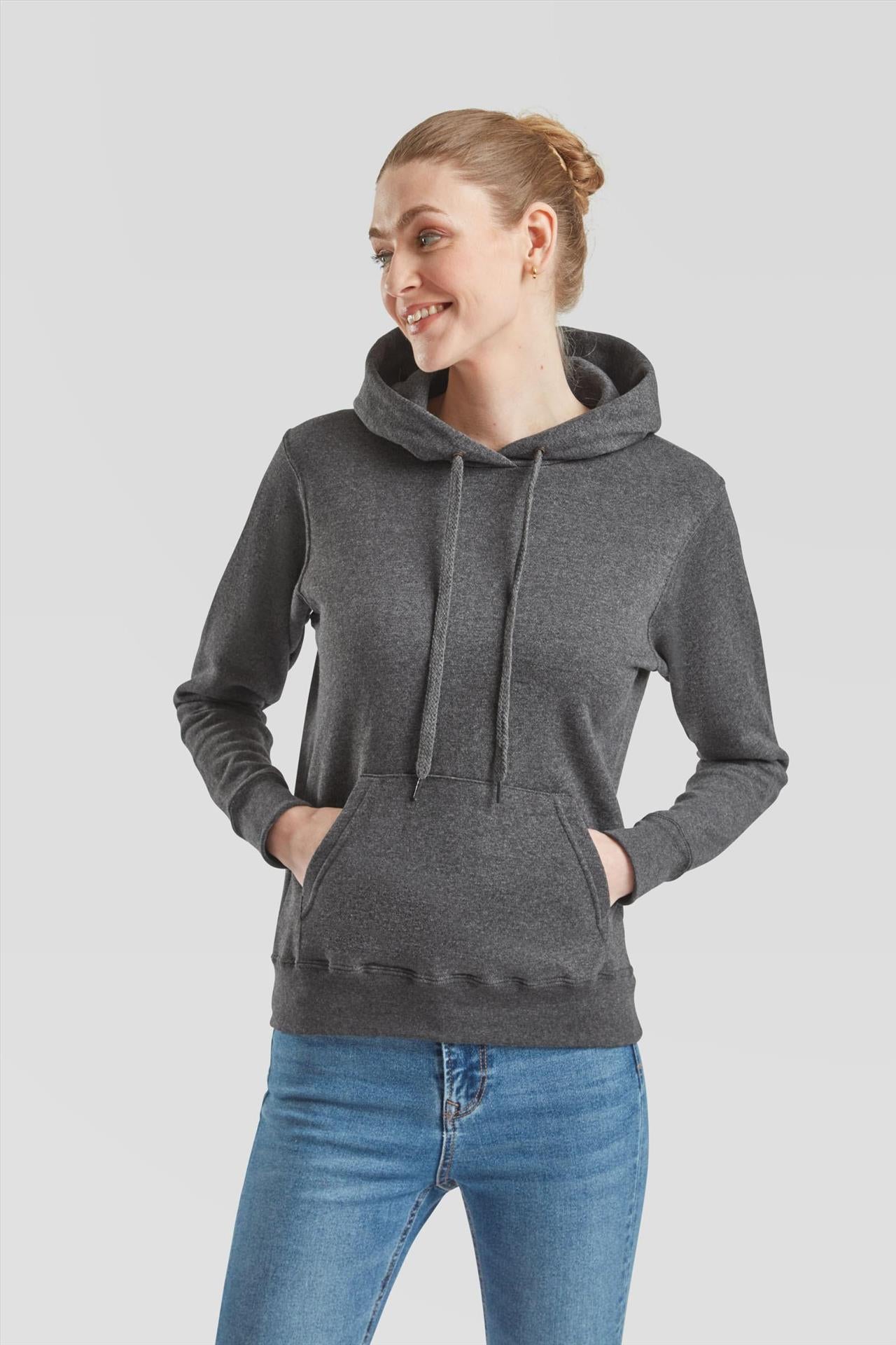 F62038 - FotL Classic Open End 280 Regular Fit Hood Ladies