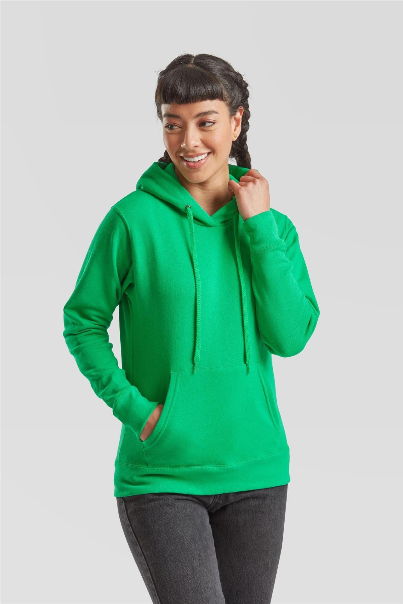 F62038 - FotL Classic Open End 280 Regular Fit Hood Ladies