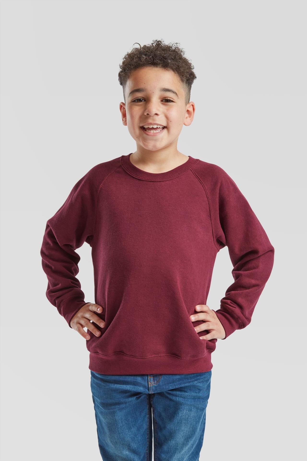 F62039 - FotL Classic Open End 280 Regular Fit Raglan Sweat Kids