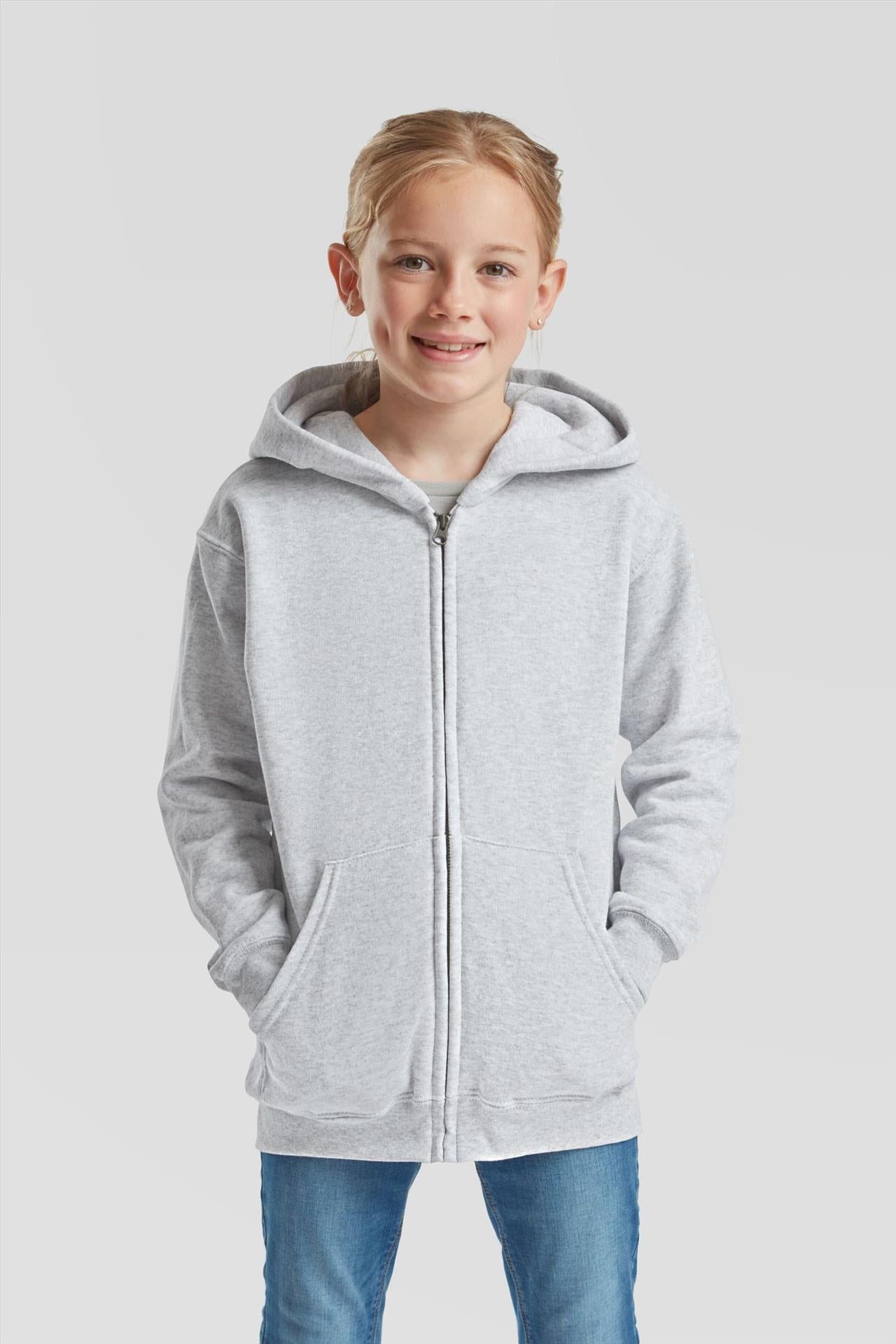 F62045 - FotL Classic Open End 280 Regular Fit Zip Hood Kids