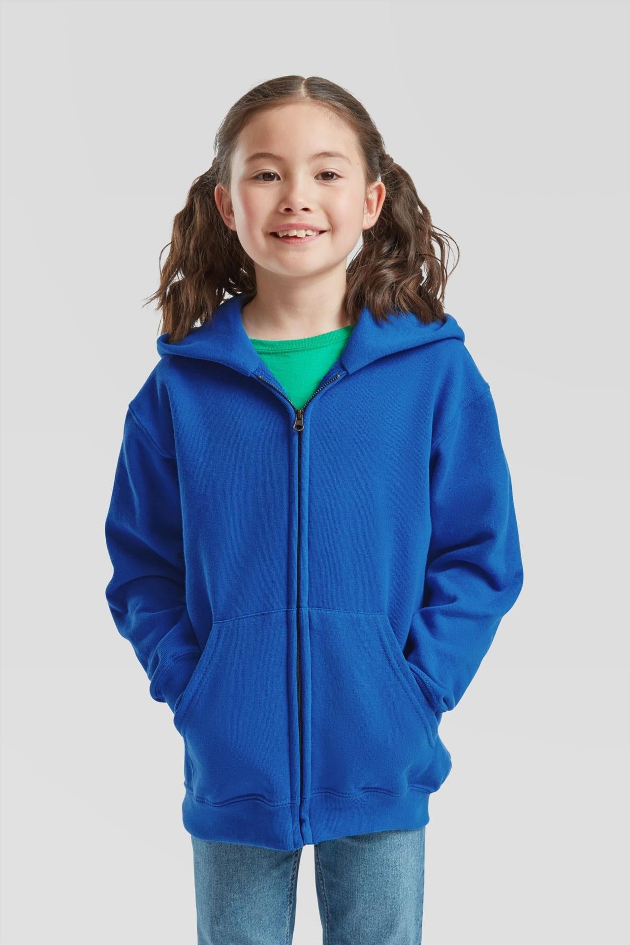F62045 - FotL Classic Open End 280 Regular Fit Zip Hood Kids