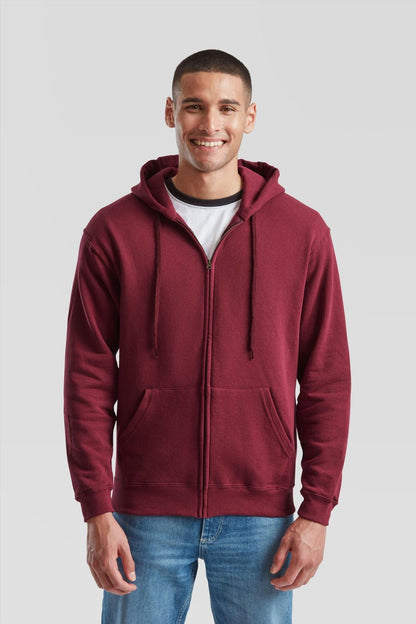 F62062 - FotL Classic Open End 280 Regular Fit Zip Hood Adult