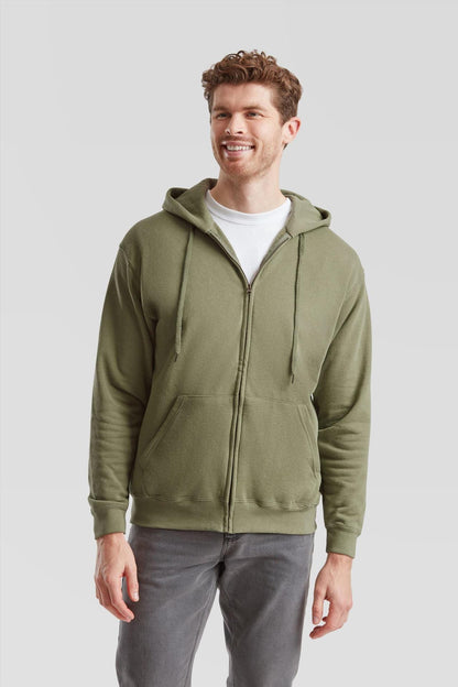 F62062 - FotL Classic Open End 280 Regular Fit Zip Hood Adult