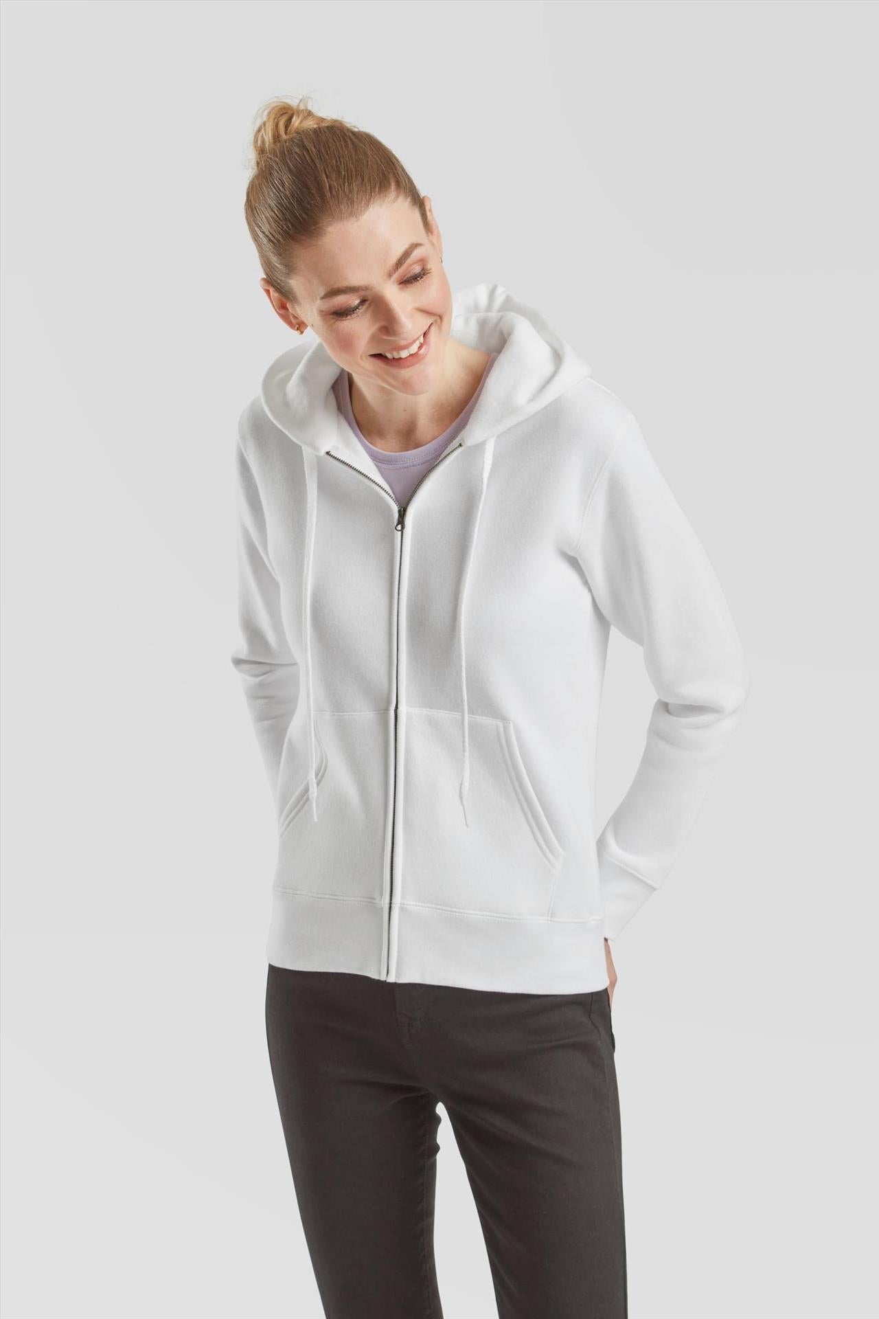 F62118 - FotL Premium Open End 280 Regular Fit Zip Hood Ladies