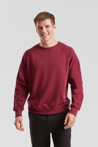 F62216 - FotL Classic Open End 280 Regular Fit Raglan Sweat Adult