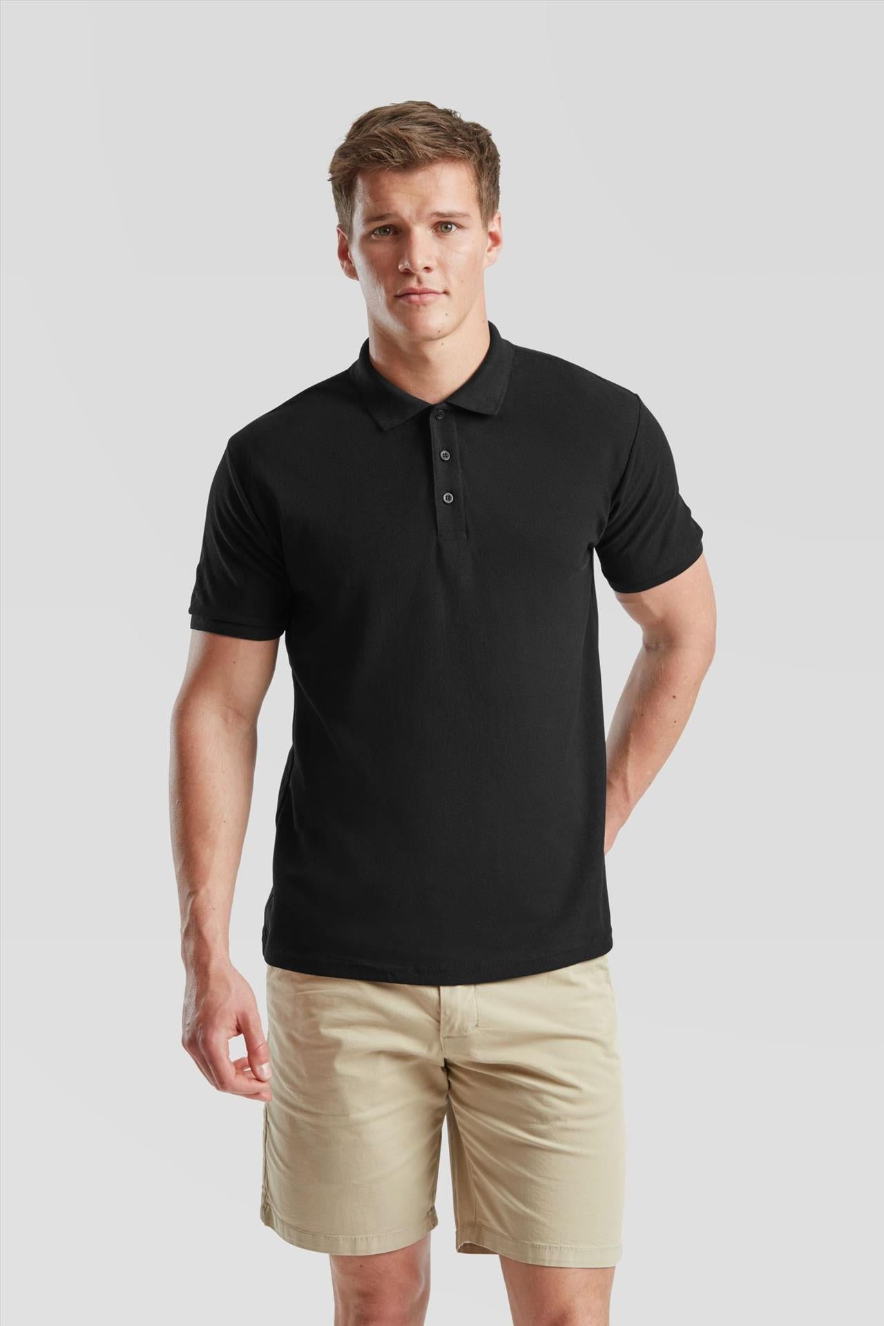 F63204 - FotL 65/35 Open End 230 Regular Fit Heavy Polo Adult