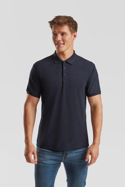 F63204 - FotL 65/35 Open End 230 Regular Fit Heavy Polo Adult