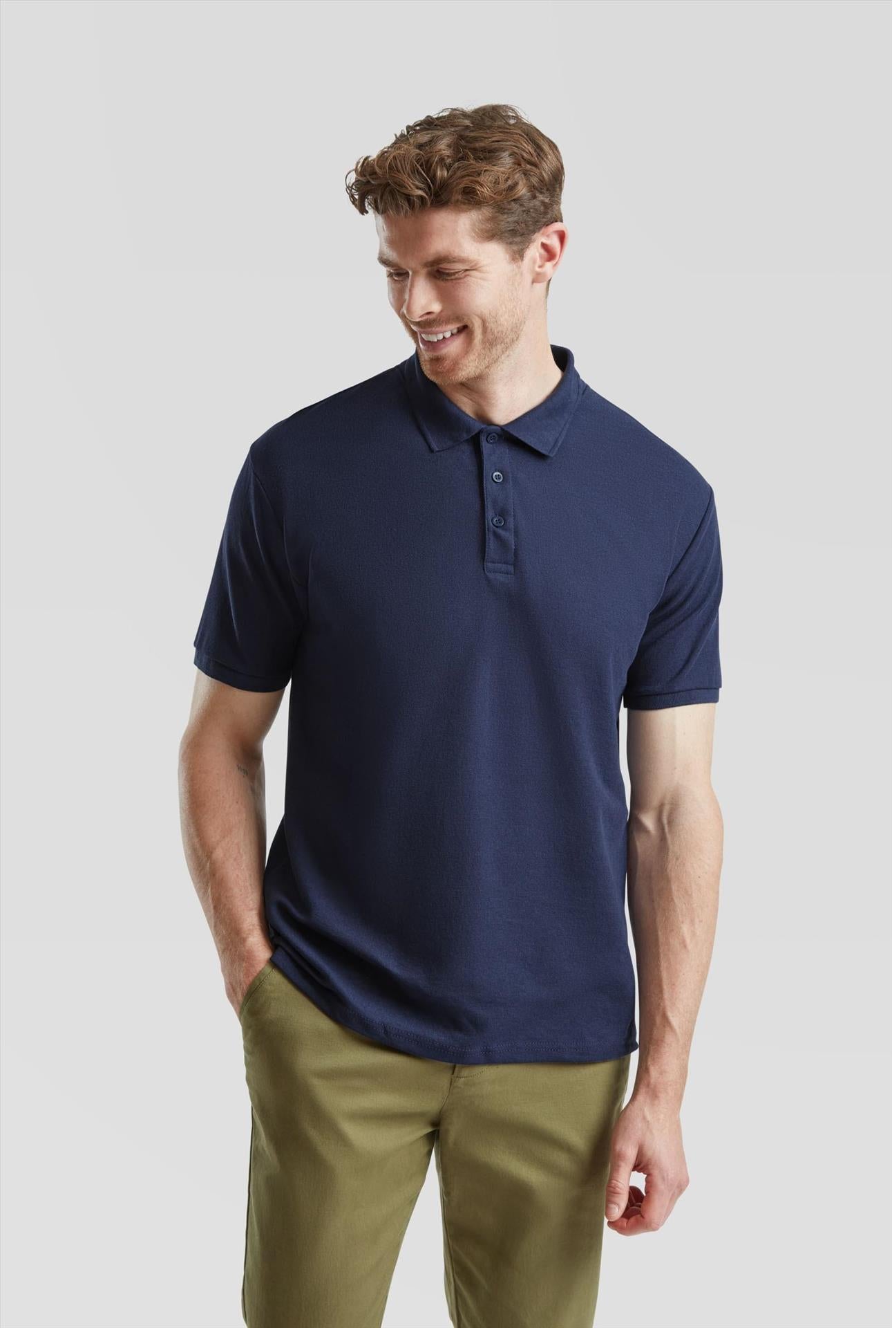 F63204 - FotL 65/35 Open End 230 Regular Fit Heavy Polo Adult