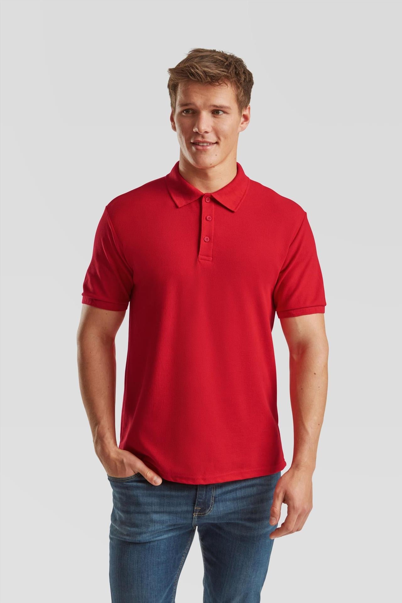 F63204 - FotL 65/35 Open End 230 Regular Fit Heavy Polo Adult