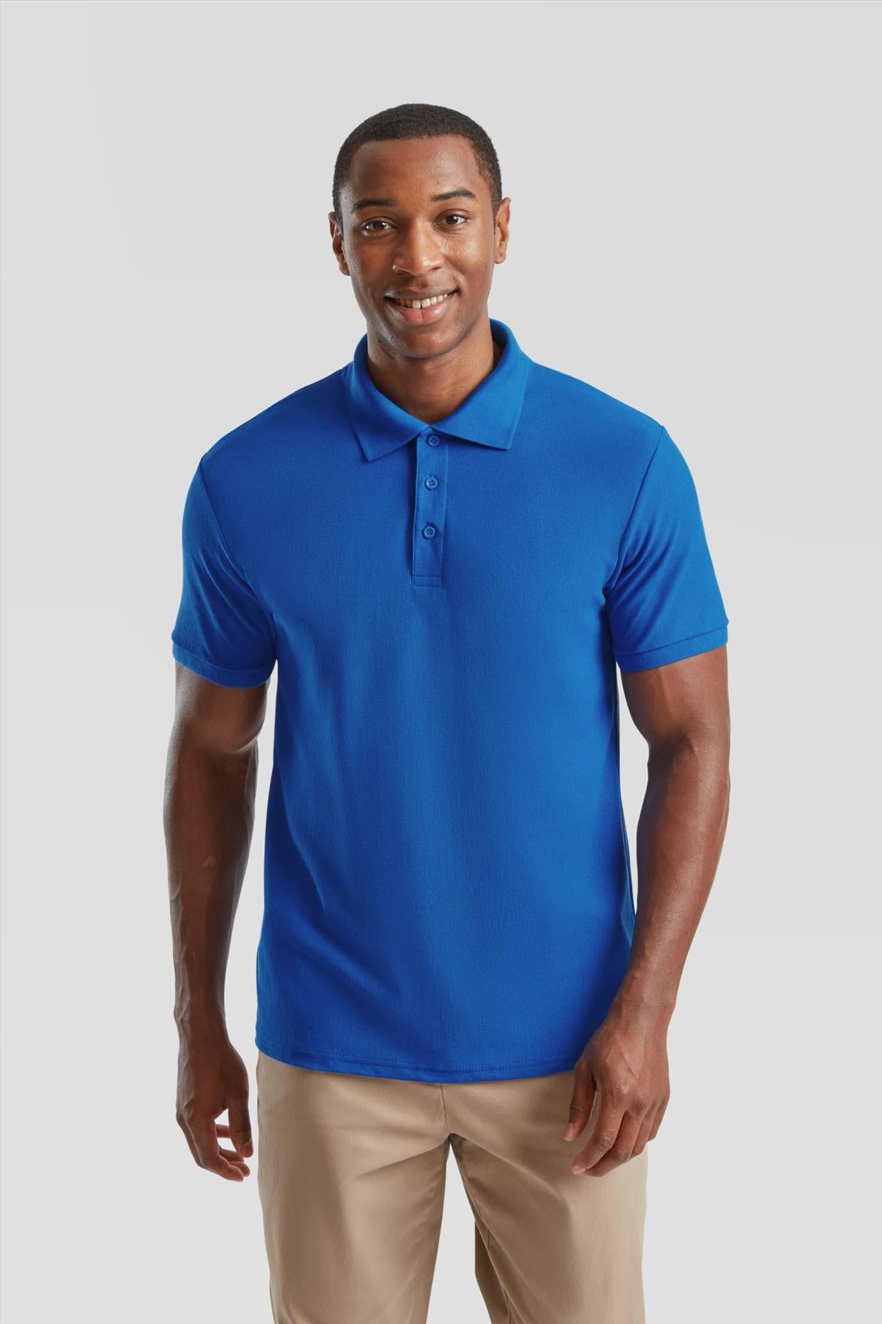 F63204 - FotL 65/35 Open End 230 Regular Fit Heavy Polo Adult