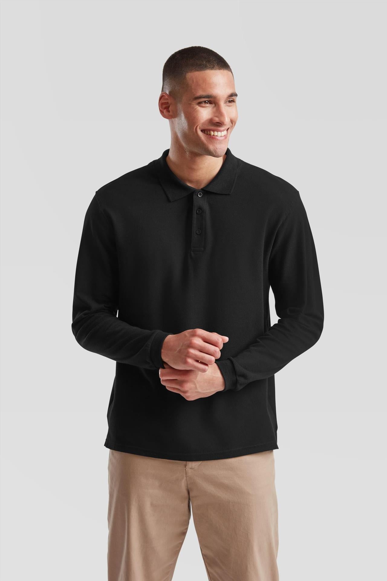 F63310 - FotL Premium Open End 180 Regular Fit L/S Polo Adult