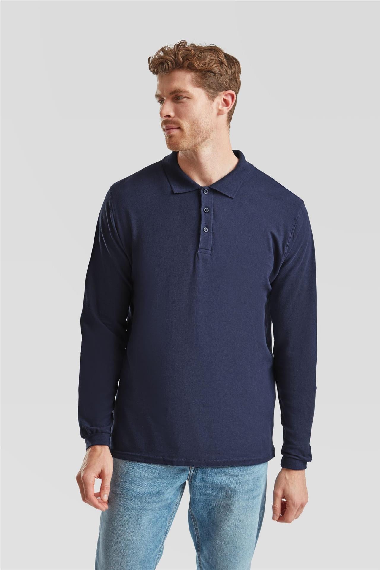 F63310 - FotL Premium Open End 180 Regular Fit L/S Polo Adult
