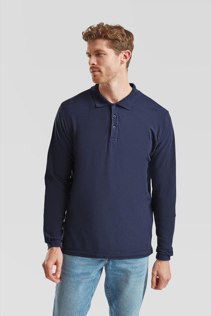 F63310 - FotL Premium Open End 180 Regular Fit L/S Polo Adult