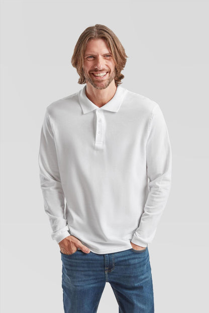 F63310 - FotL Premium Open End 180 Regular Fit L/S Polo Adult