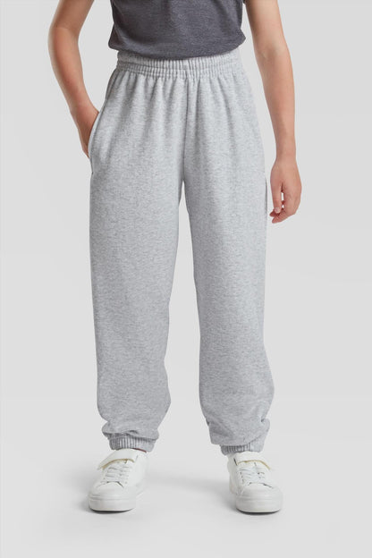 Fruit Of The Loom F64051 Classic 280 Fit Elasticated Cuff Jogpant Kids wholesale blank sweat pant - view 2