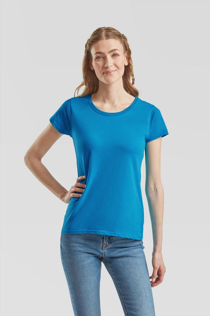 F61372 - FotL Valueweight Open End 165 Regular Fit Tee Ladies