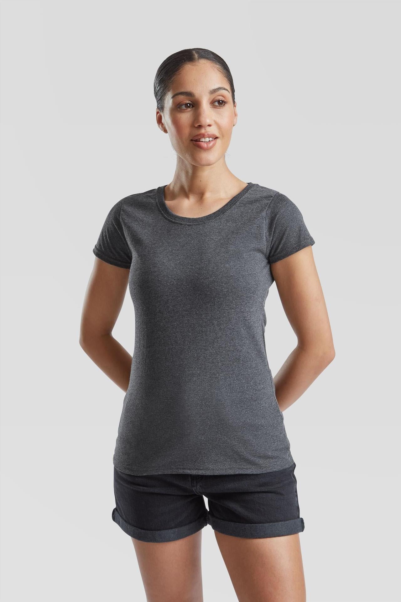 F61372 - FotL Valueweight Open End 165 Regular Fit Tee Ladies