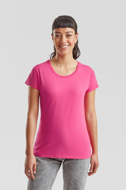 F61372 - FotL Valueweight Open End 165 Regular Fit Tee Ladies