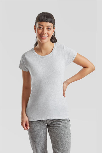 F61372 - FotL Valueweight Open End 165 Regular Fit Tee Ladies