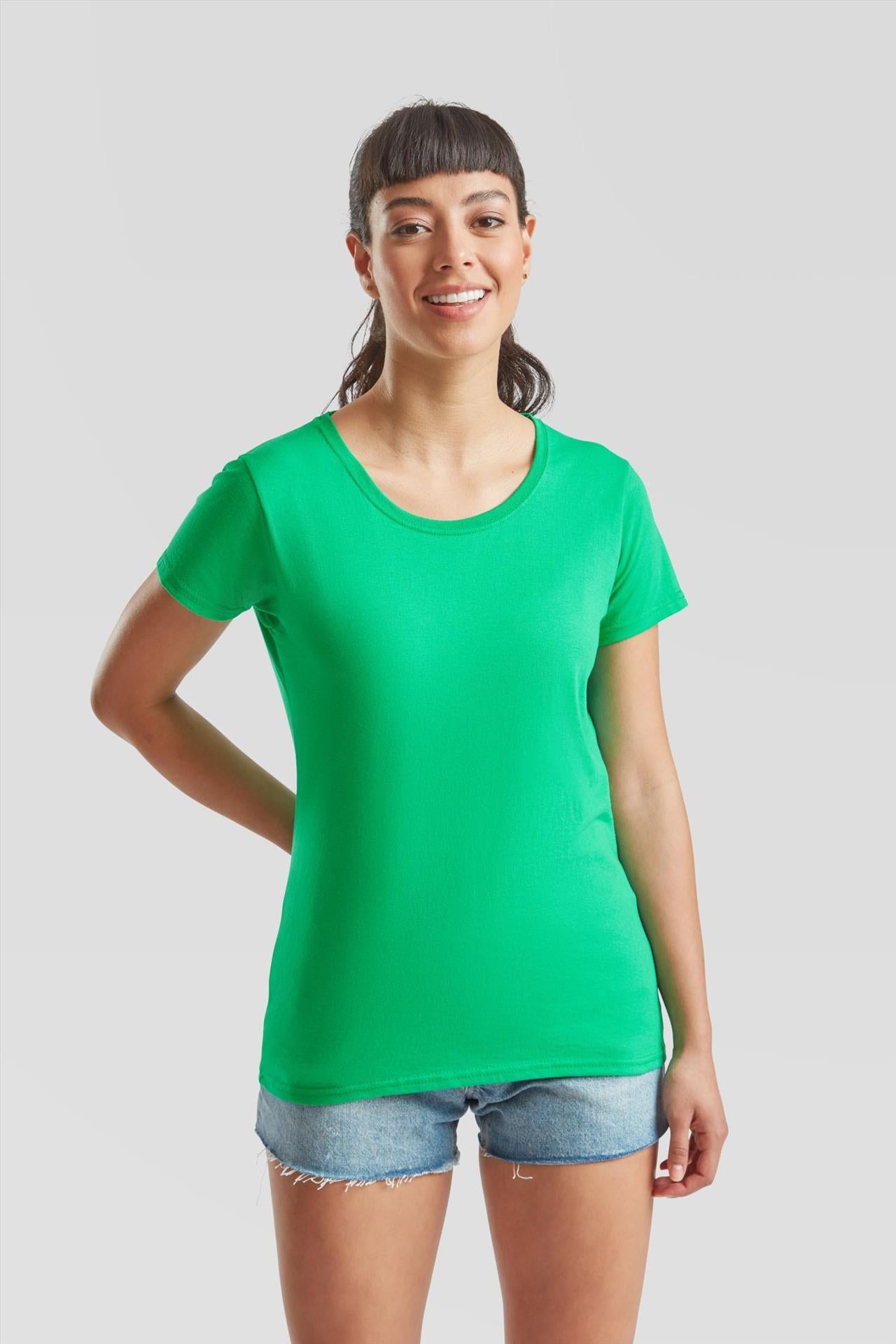F61372 - FotL Valueweight Open End 165 Regular Fit Tee Ladies