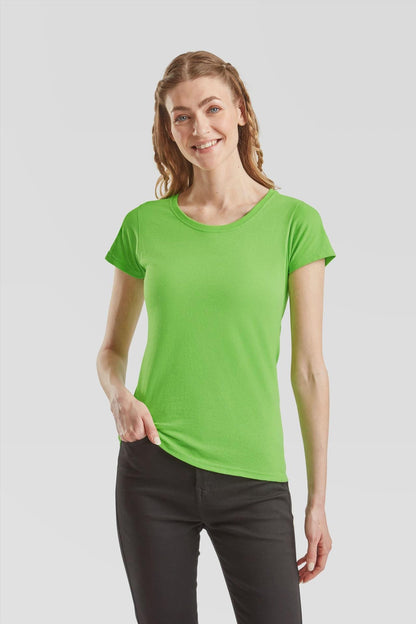 F61372 - FotL Valueweight Open End 165 Regular Fit Tee Ladies