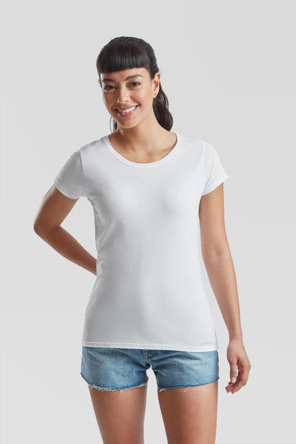 F61372 - FotL Valueweight Open End 165 Regular Fit Tee Ladies
