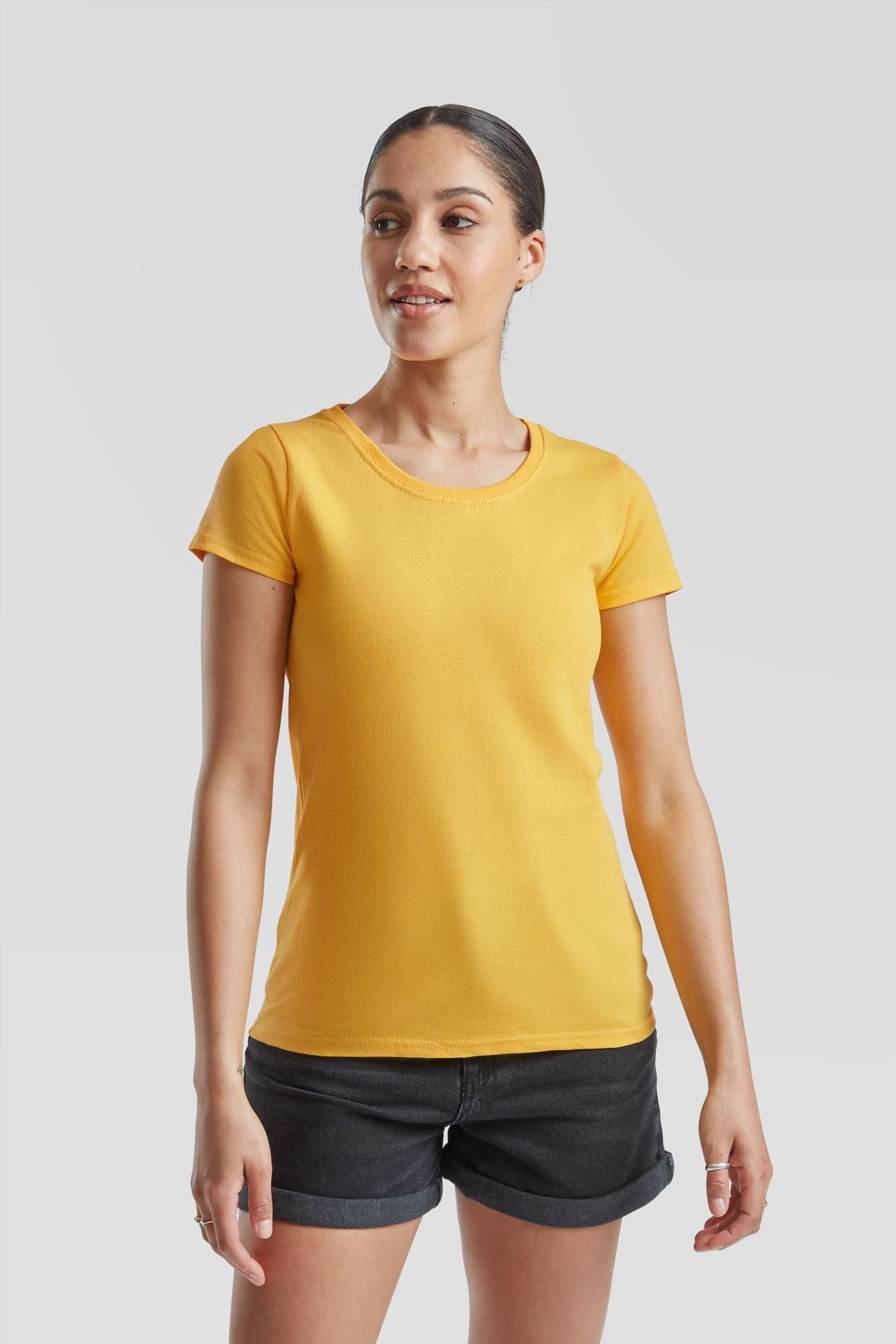 F61372 - FotL Valueweight Open End 165 Regular Fit Tee Ladies